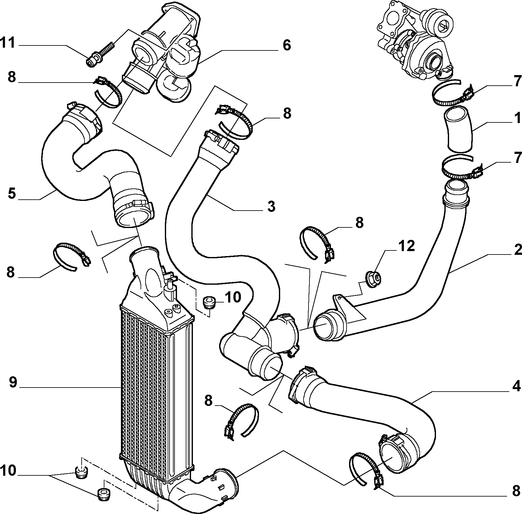 PSA 9641446080 - Carcasa clapeta allinparts.ro