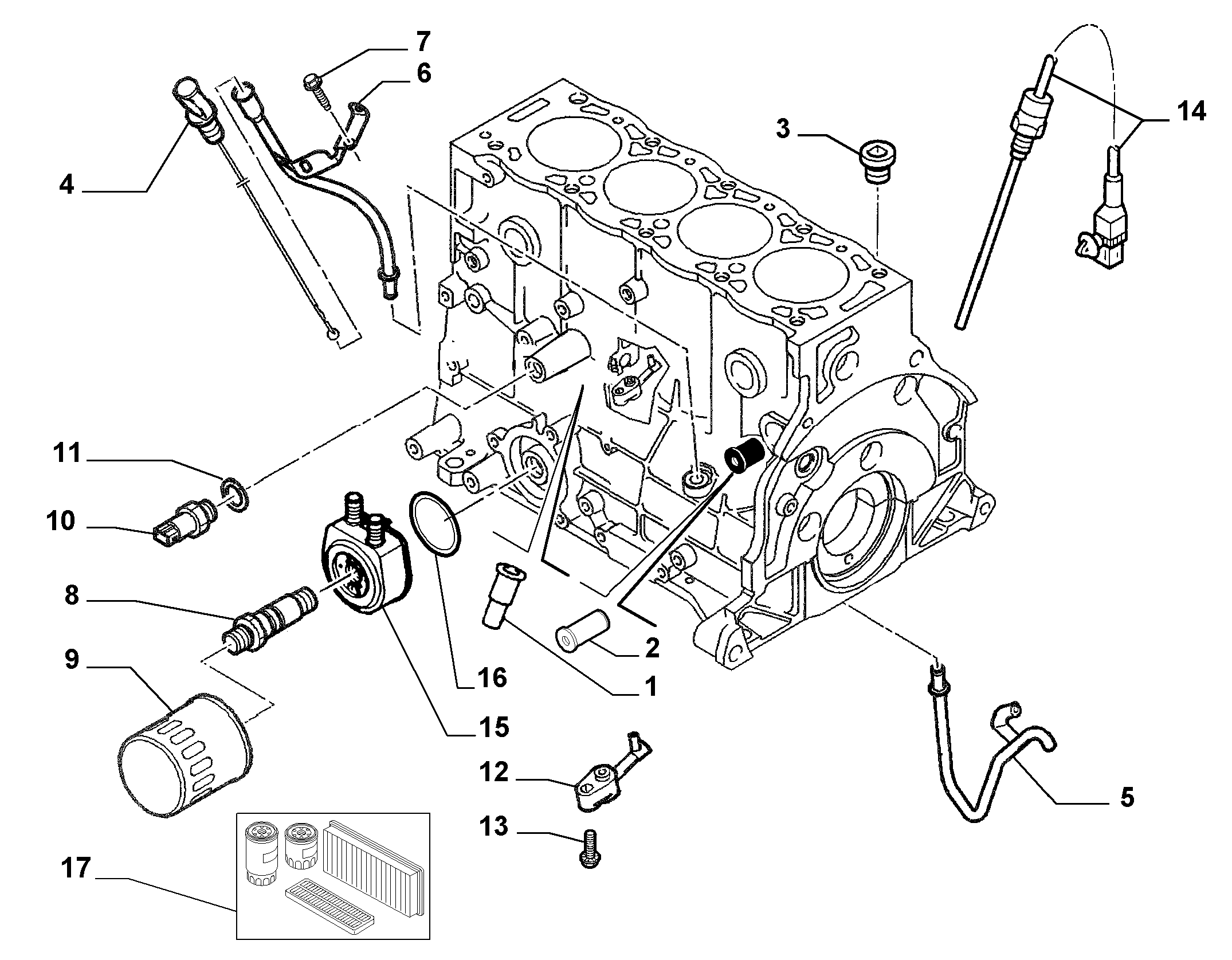 PSA 9456203580 - Filtru ulei allinparts.ro