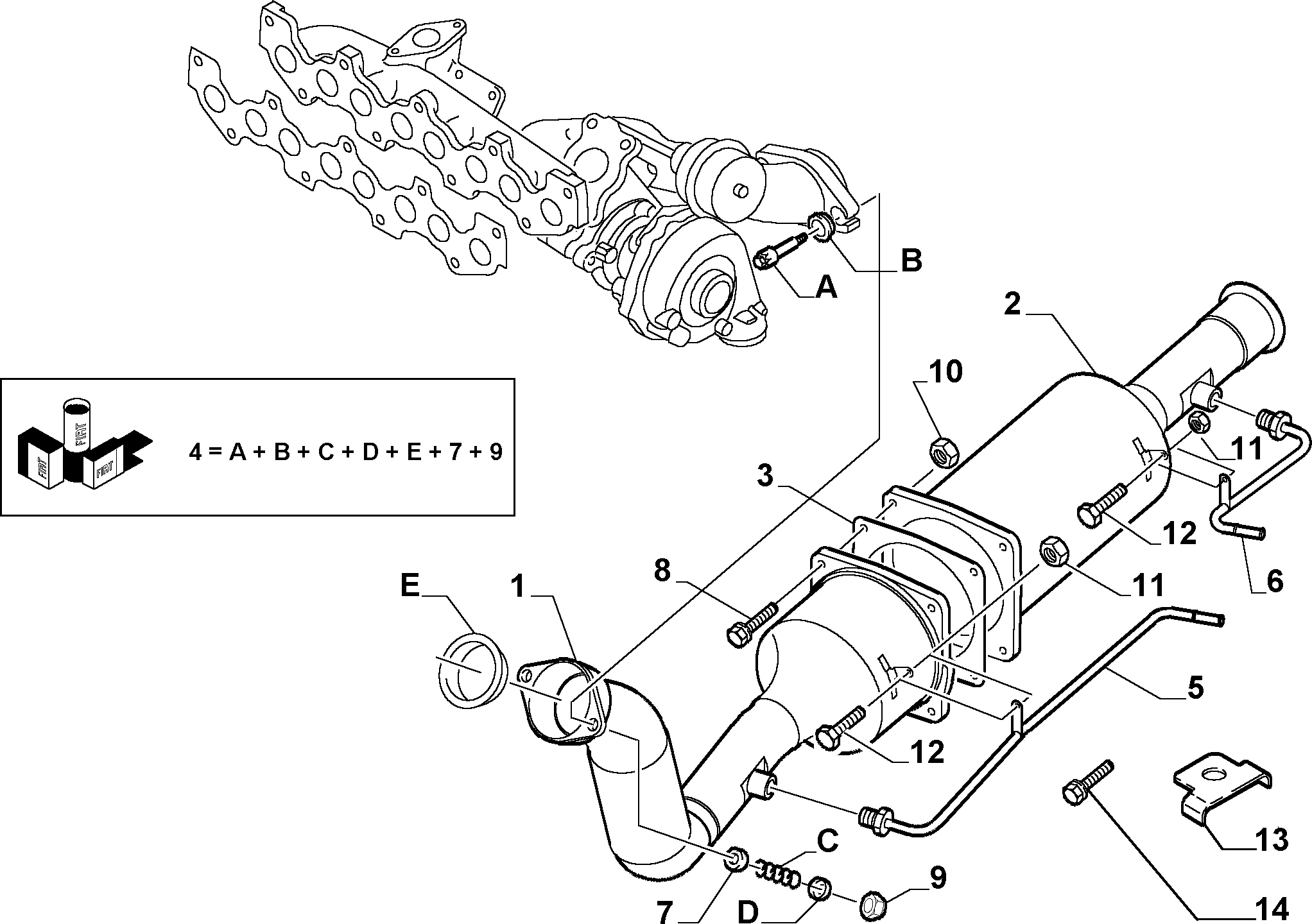 FCA 9655165680 - Filtru funingine / particule, sist.de esapament allinparts.ro