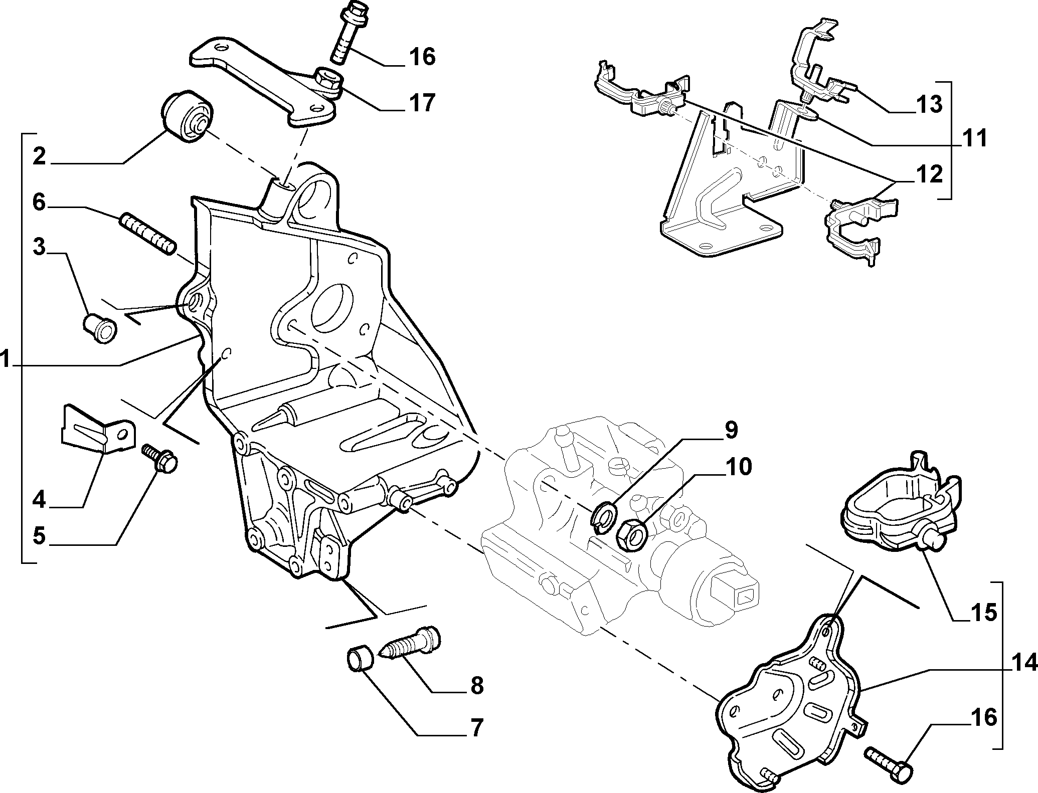 FCA 46420429 - Suport motor allinparts.ro