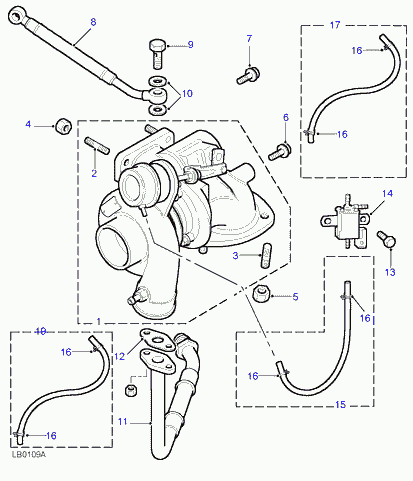 Land Rover PMF100460 - Compresor,sistem de supraalimentare allinparts.ro