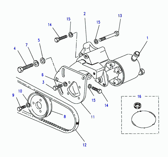 Land Rover ETC 5815 - Curea transmisie allinparts.ro