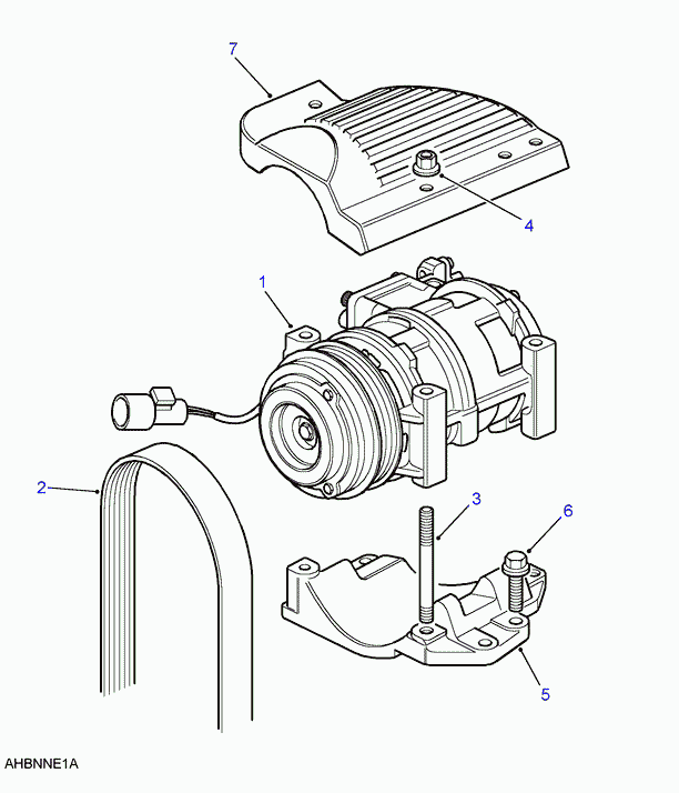 Land Rover BTR8505 - Compresor, climatizare allinparts.ro