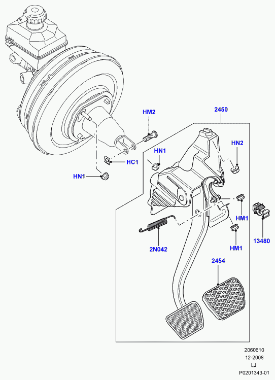 Land Rover XKB000022 - Comutator lumini frana allinparts.ro