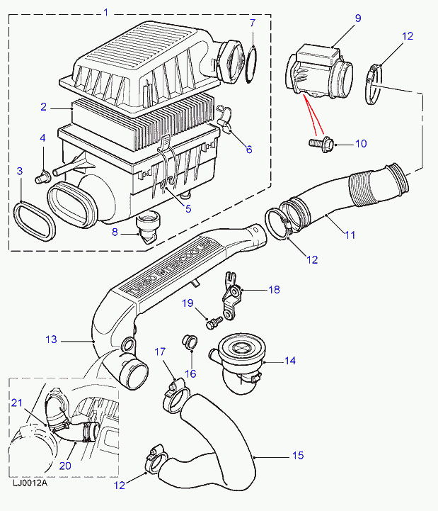 BMW 2 246 084 - Senzor debit aer allinparts.ro