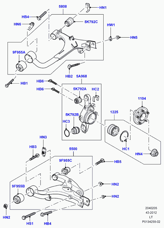 Land Rover RFM500020 - Set rulment roata allinparts.ro