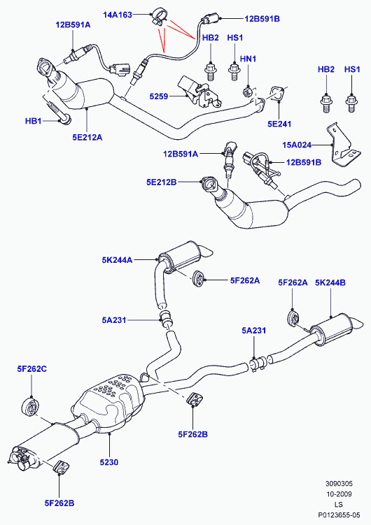 ROVER MHK500910 - Sonda Lambda allinparts.ro