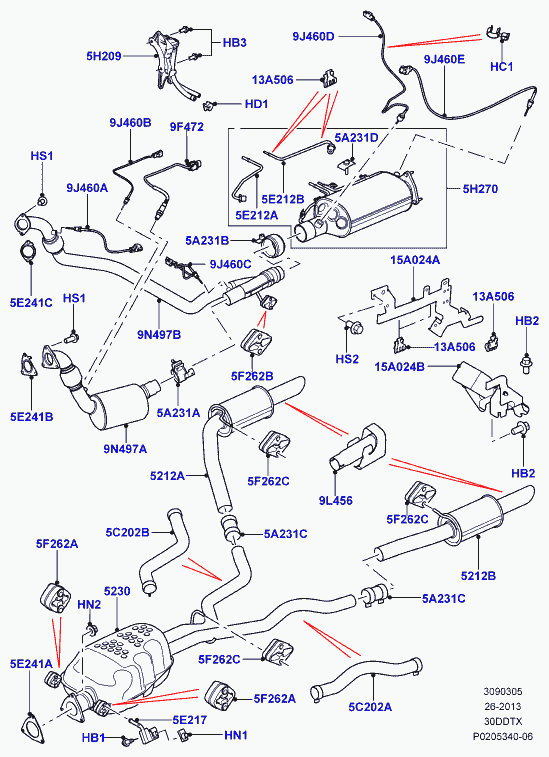 Land Rover LR014227 - Sonda Lambda allinparts.ro