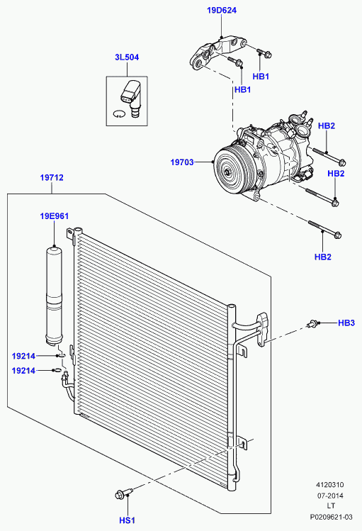 Land Rover LR058017 - Compresor, climatizare allinparts.ro