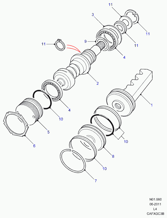 DAF 608000 - Cap de bara allinparts.ro
