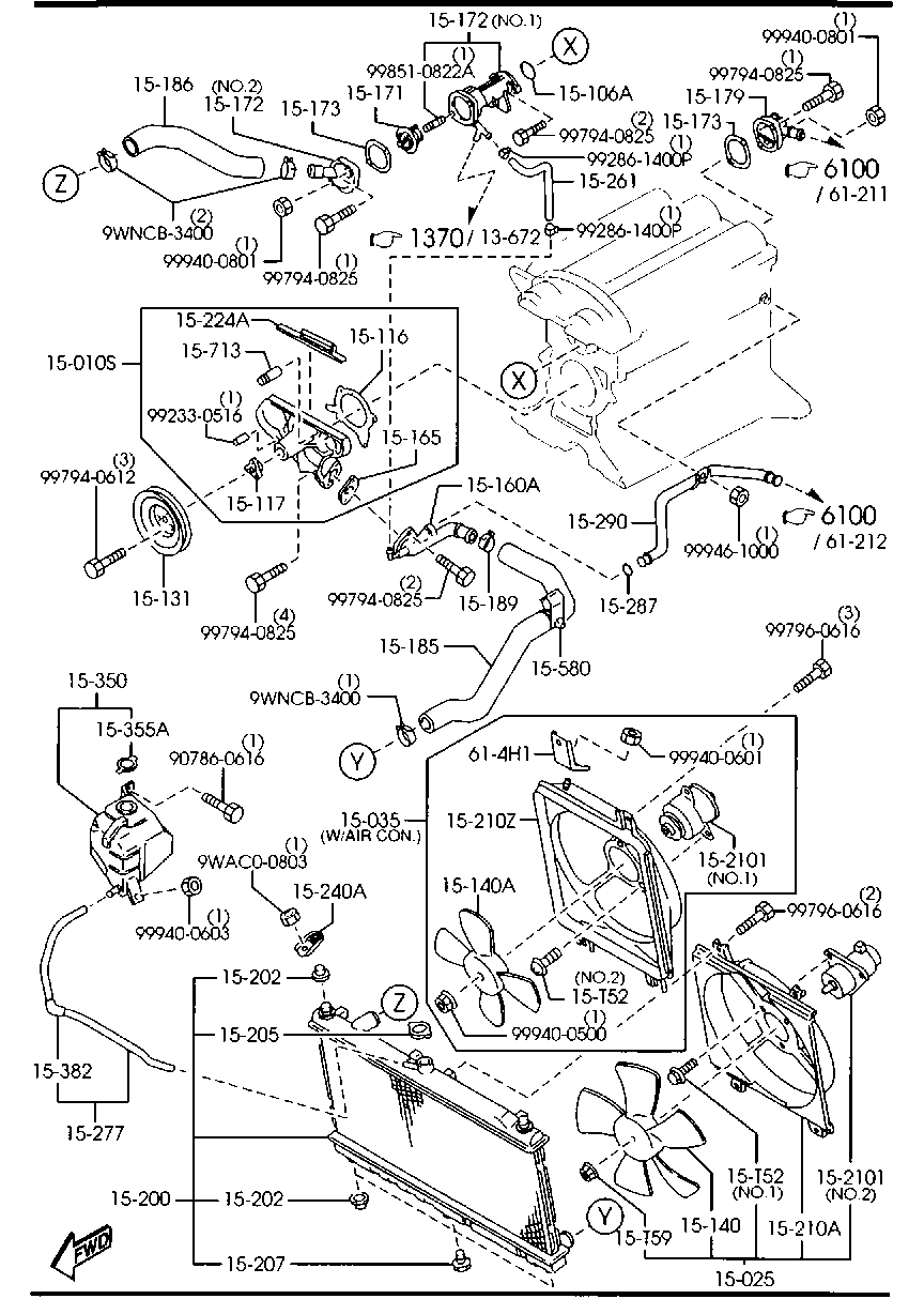 MAZDA BP6F-15-171A - Termostat,lichid racire allinparts.ro