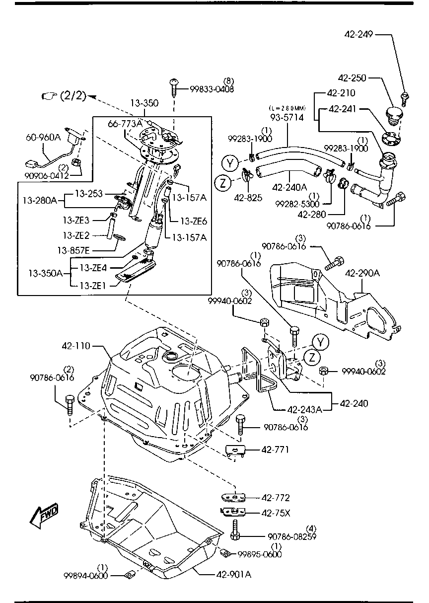 FORD BP4W-13-35ZG - Pompa combustibil allinparts.ro
