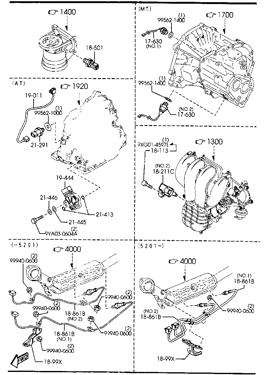 MAZDA L813-18-861B - Sonda Lambda allinparts.ro