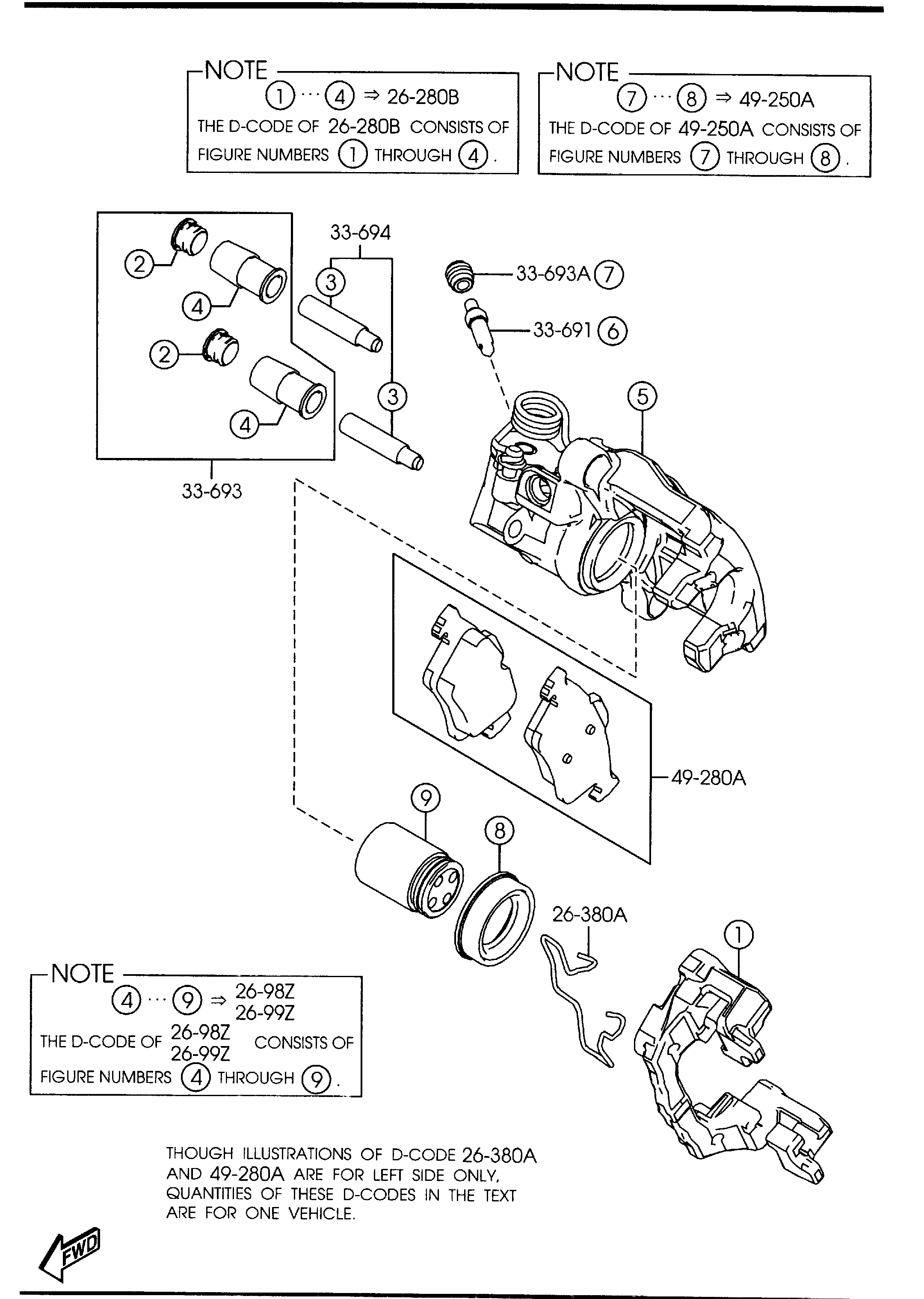 MAZDA BPYK-26-48ZB - Set placute frana,frana disc allinparts.ro