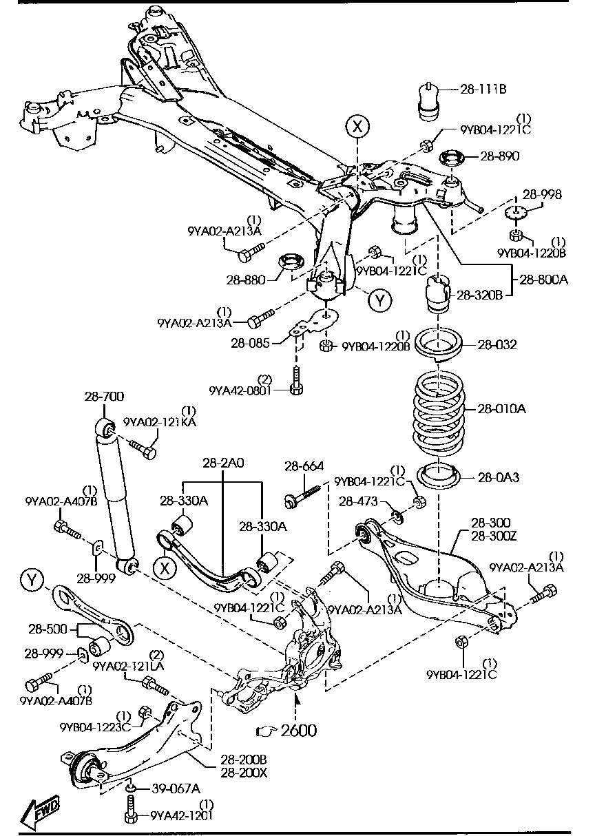 MAZDA GS1M-28-700D - Amortizor allinparts.ro