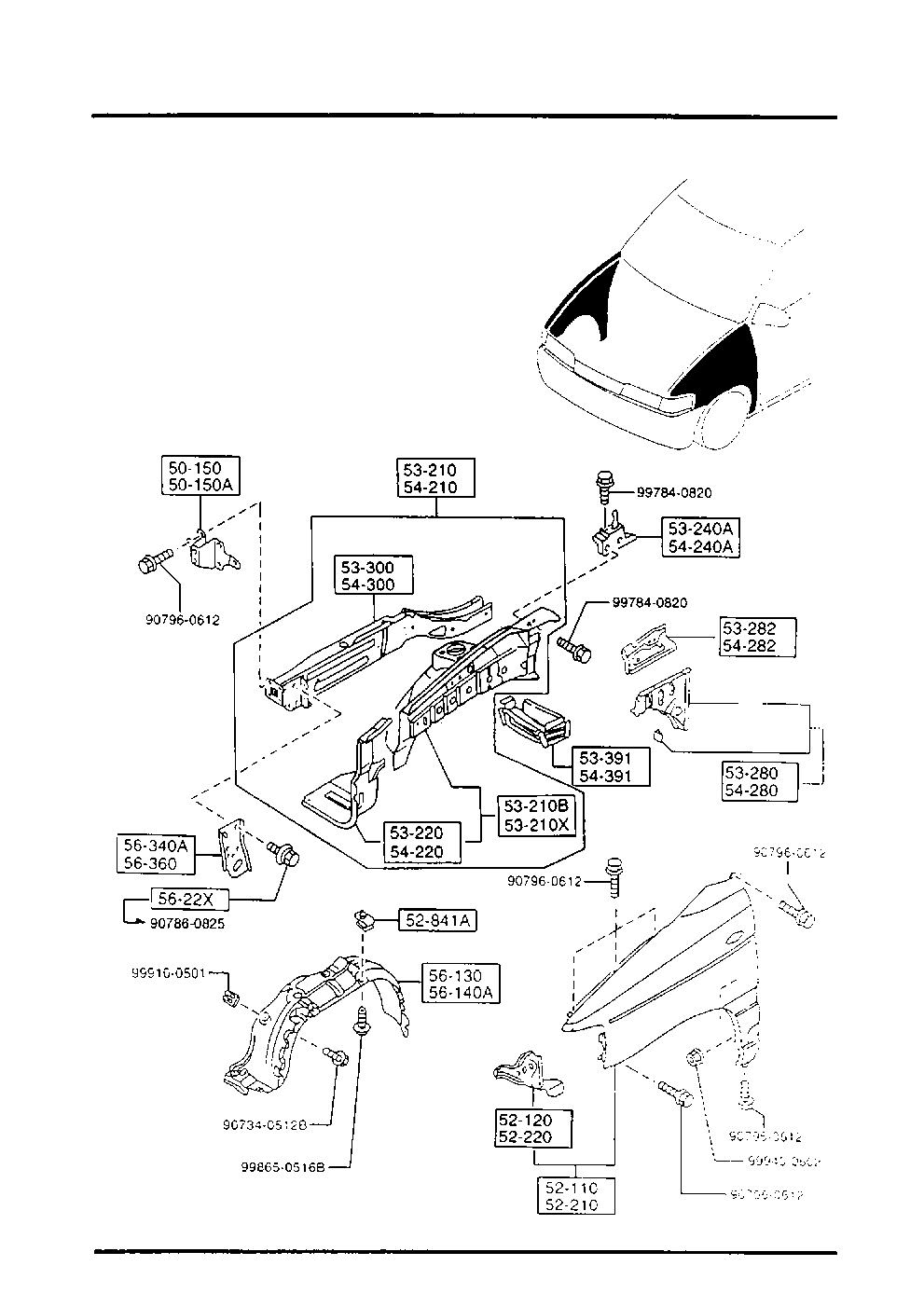 MAZDA LBY2-53-200C - Brat / bieleta suspensie, stabilizator allinparts.ro