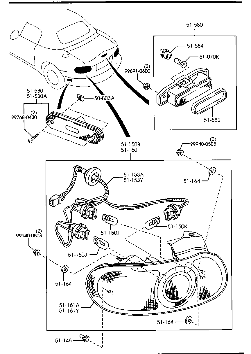 MAZDA NC33-51-150D - Lampa spate allinparts.ro