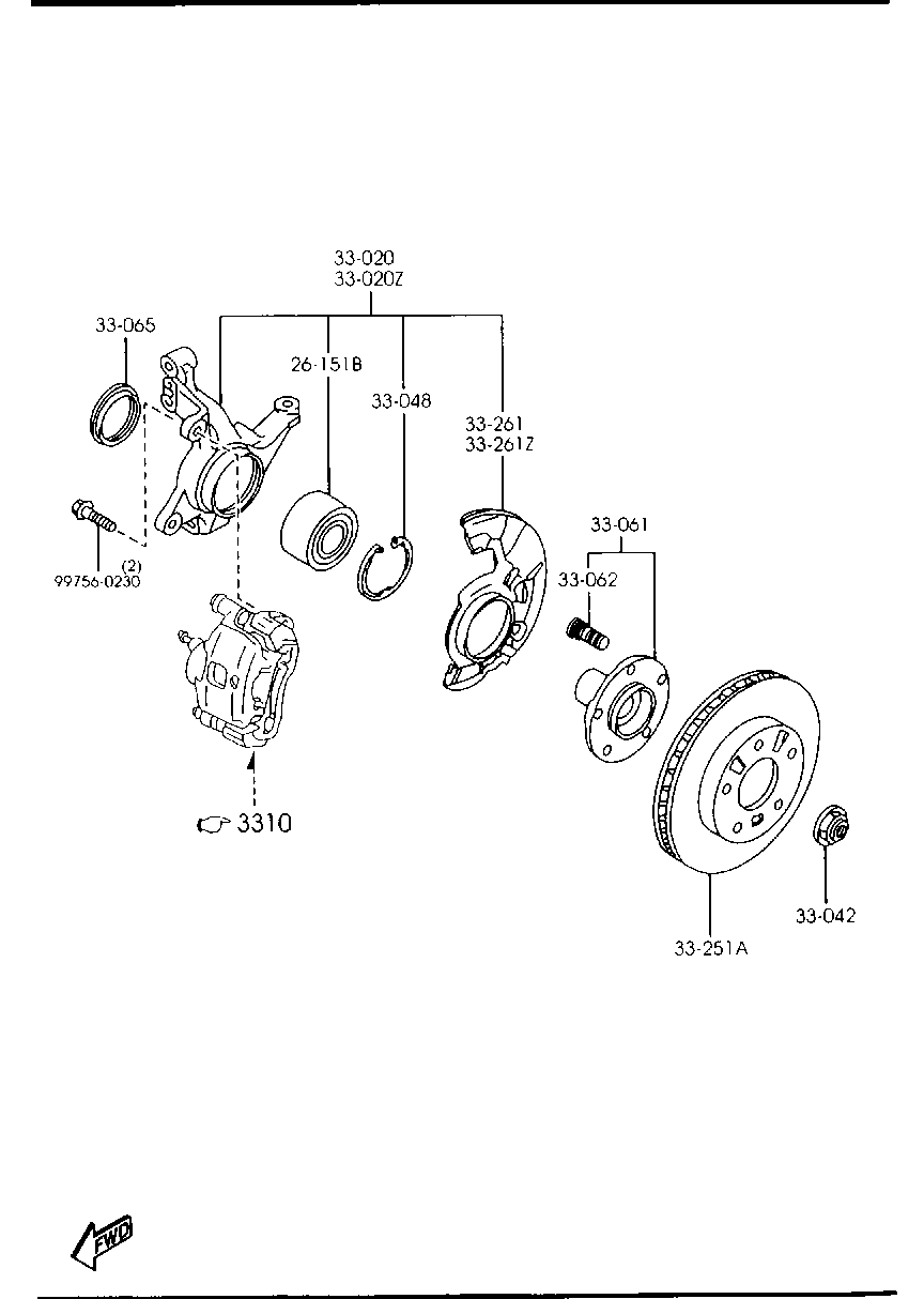 FORD USA GA5Y-33-25XC - Disc frana allinparts.ro