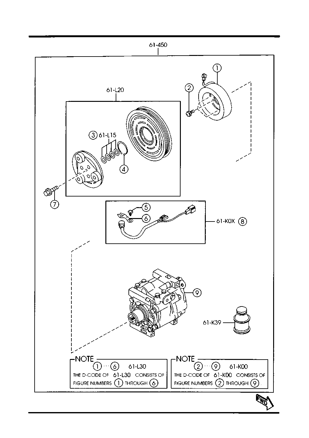 MAZDA C100-61-K00 - Compresor, climatizare allinparts.ro
