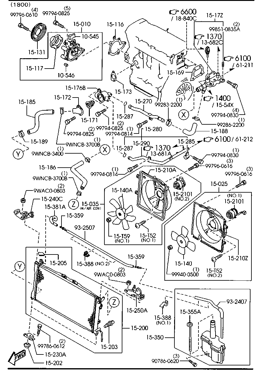 MAZDA KL01-15-205 - Buson,radiator allinparts.ro