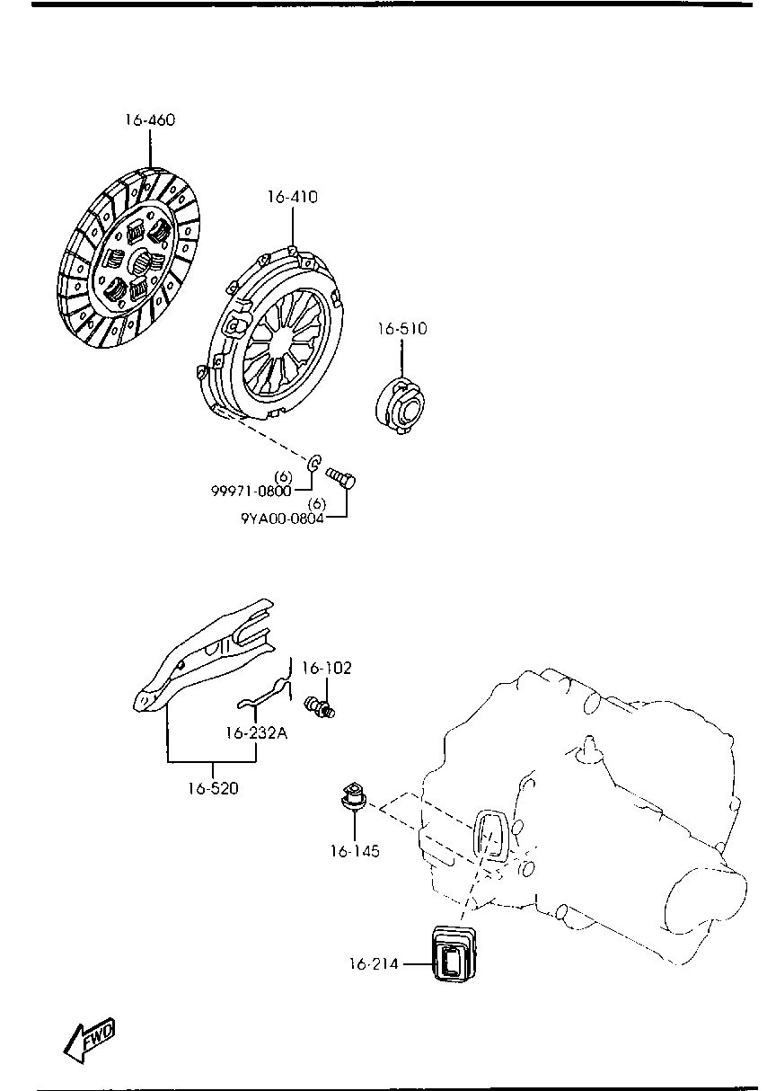 FORD F S05-16-460A - Disc ambreiaj allinparts.ro