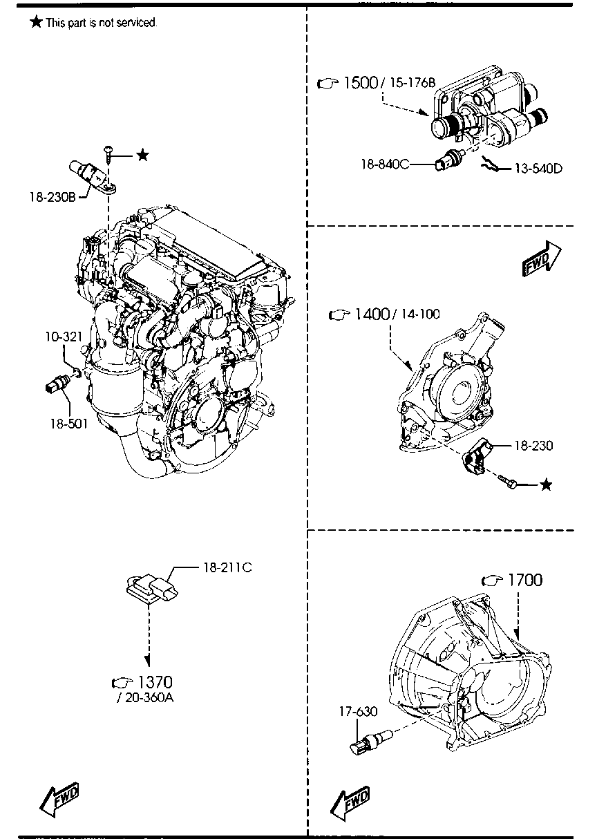 PSA Y401-18-221 - Senzor impulsuri, arbore cotit allinparts.ro