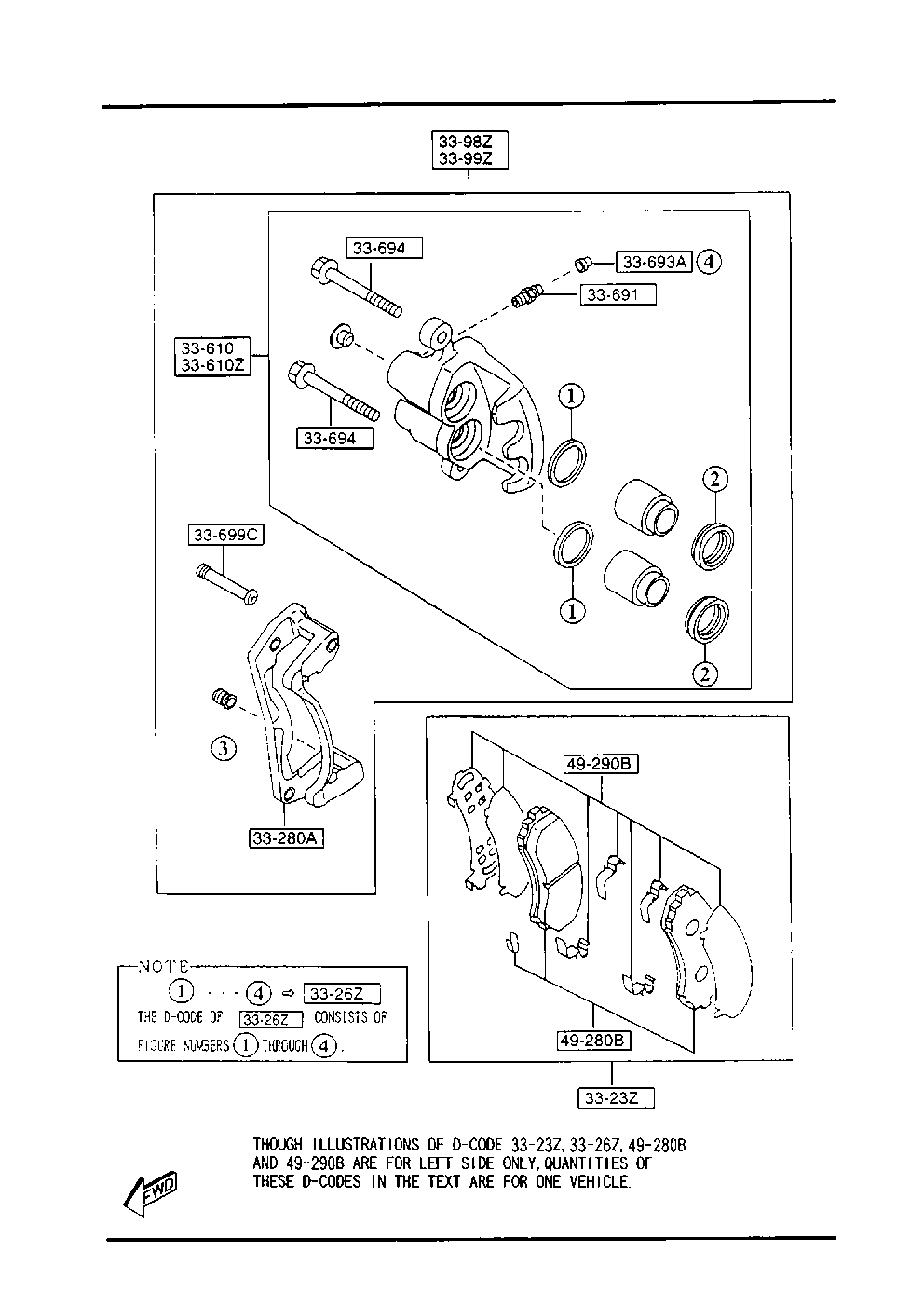 MAZDA U009-33-71X - Piston, etrier frana allinparts.ro