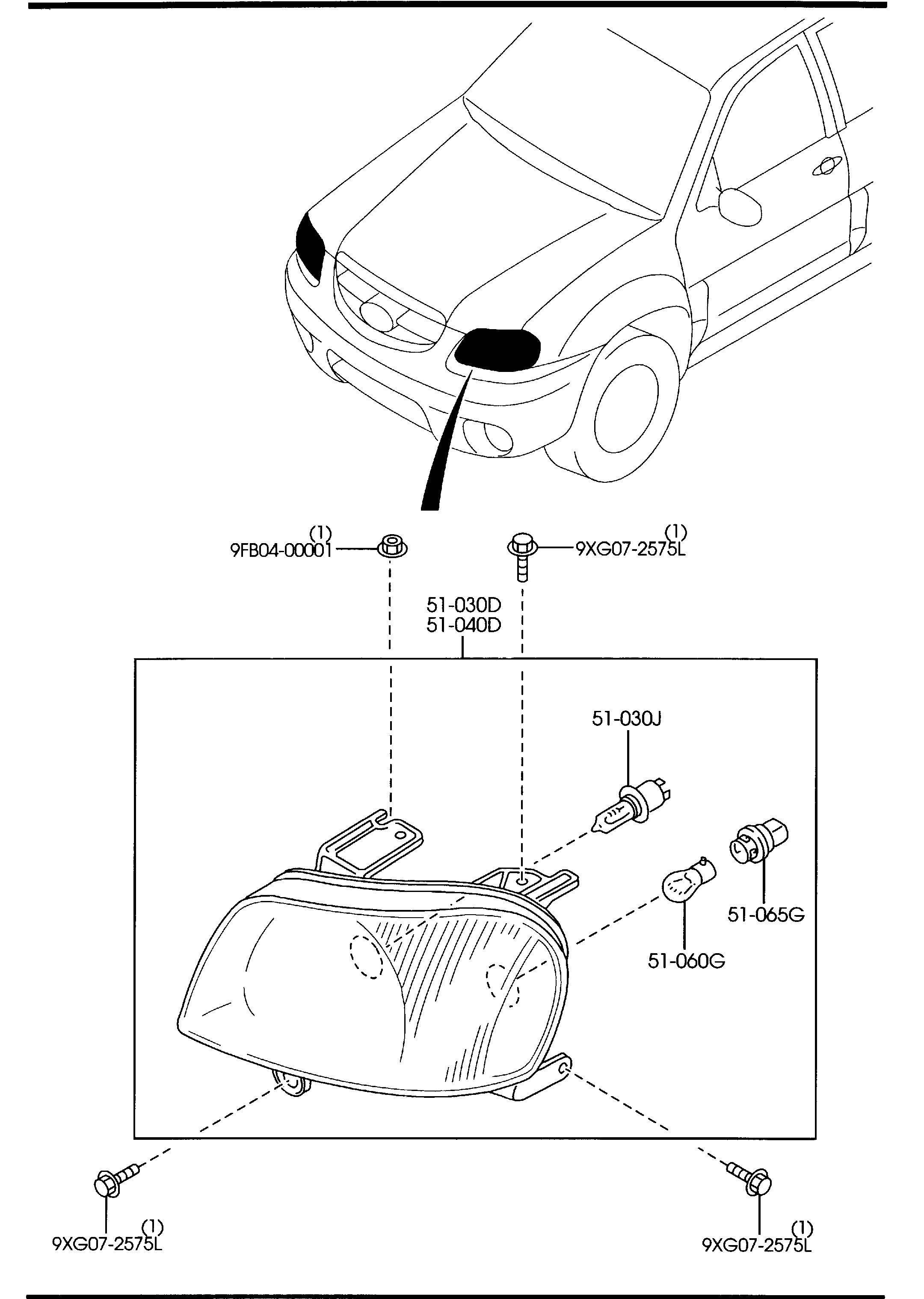 MAZDA 9970-38-605 - Bec incandescent allinparts.ro