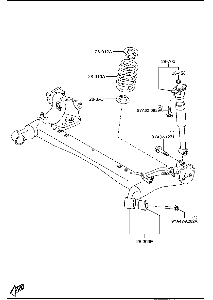 FORD DR61-28-70XD - Rulment sarcina suport arc allinparts.ro