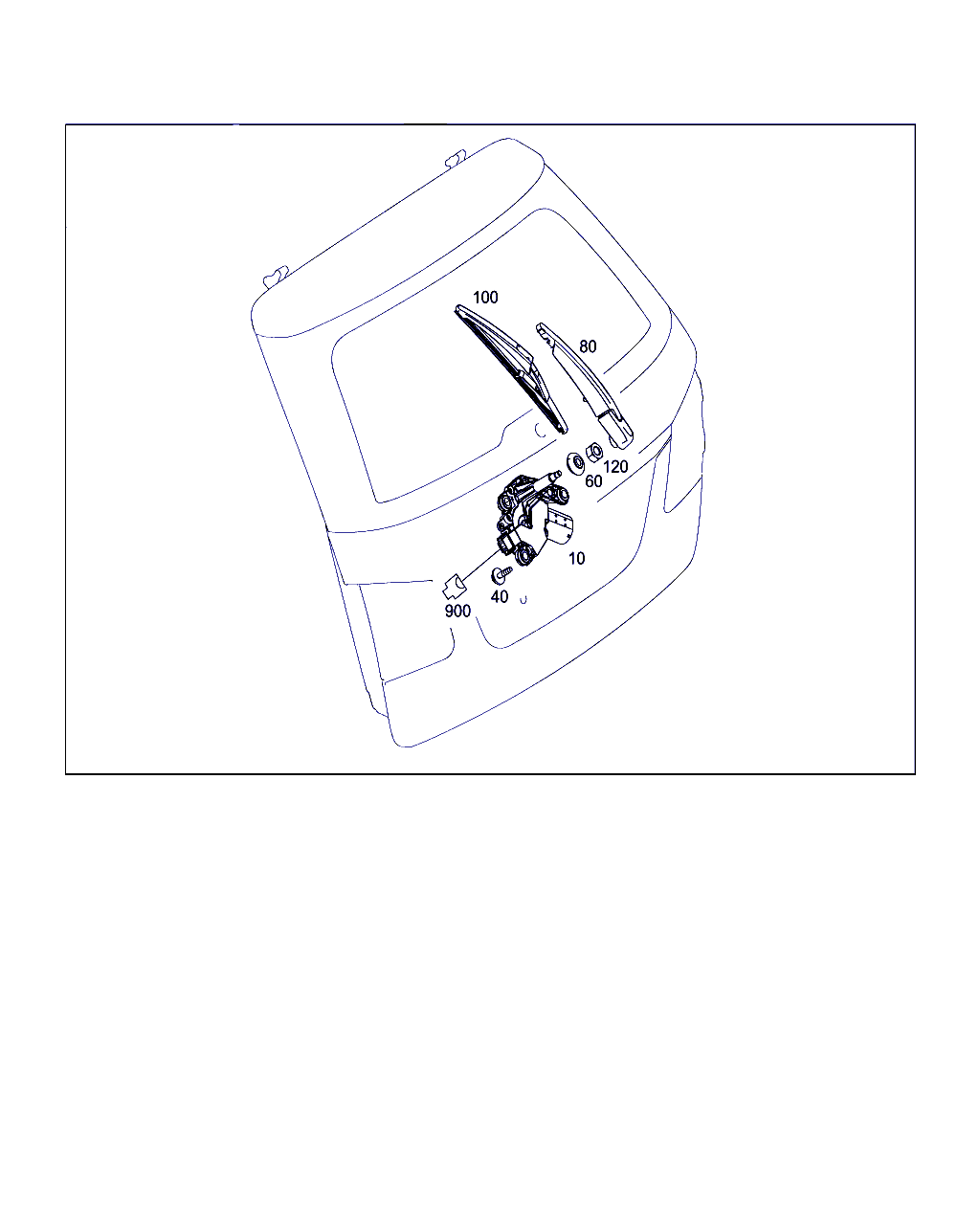 Mercedes-Benz A 246 820 10 45 - Lamela stergator allinparts.ro