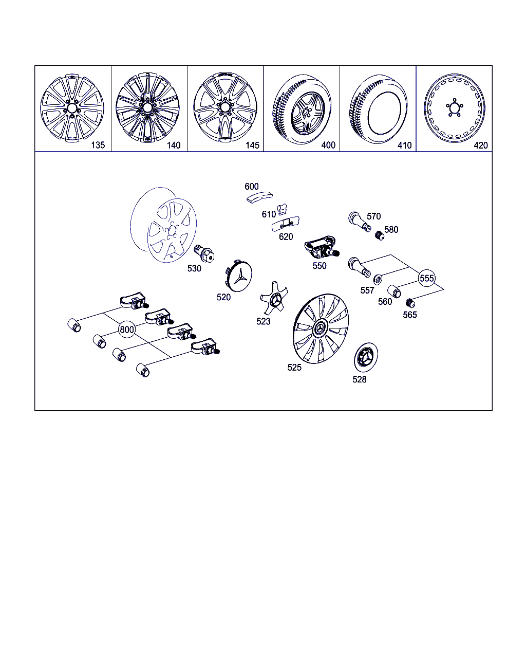 Mercedes-Benz A 000 990 83 07 - Surub roata allinparts.ro