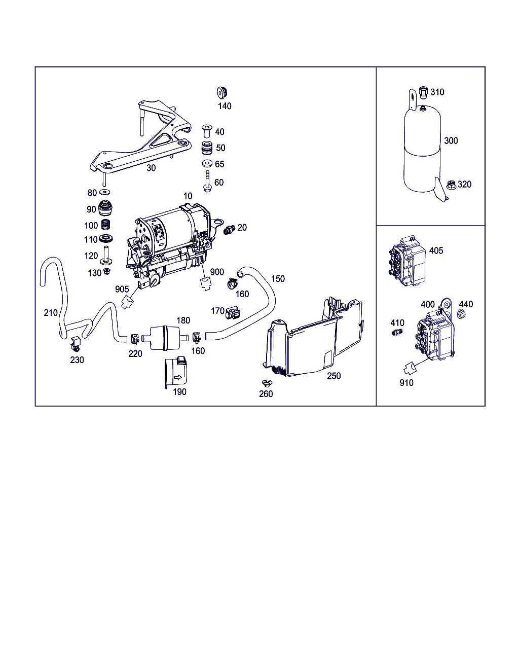 Mercedes-Benz A 212 320 04 04 - Compresor, instalatie aer comprimat allinparts.ro