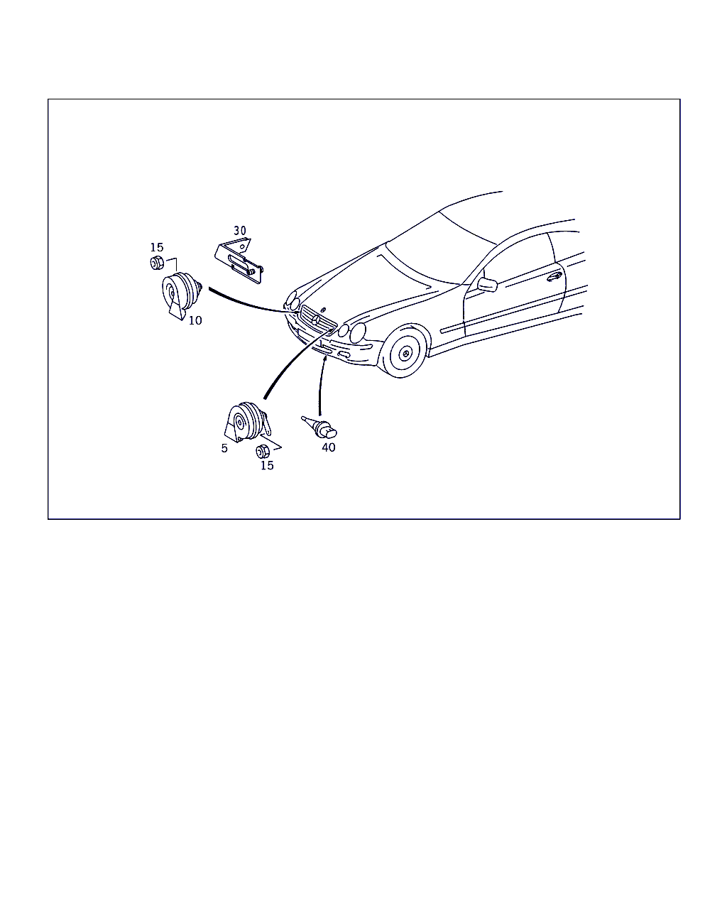 Mercedes-Benz A 004 542 80 20 - Claxon allinparts.ro