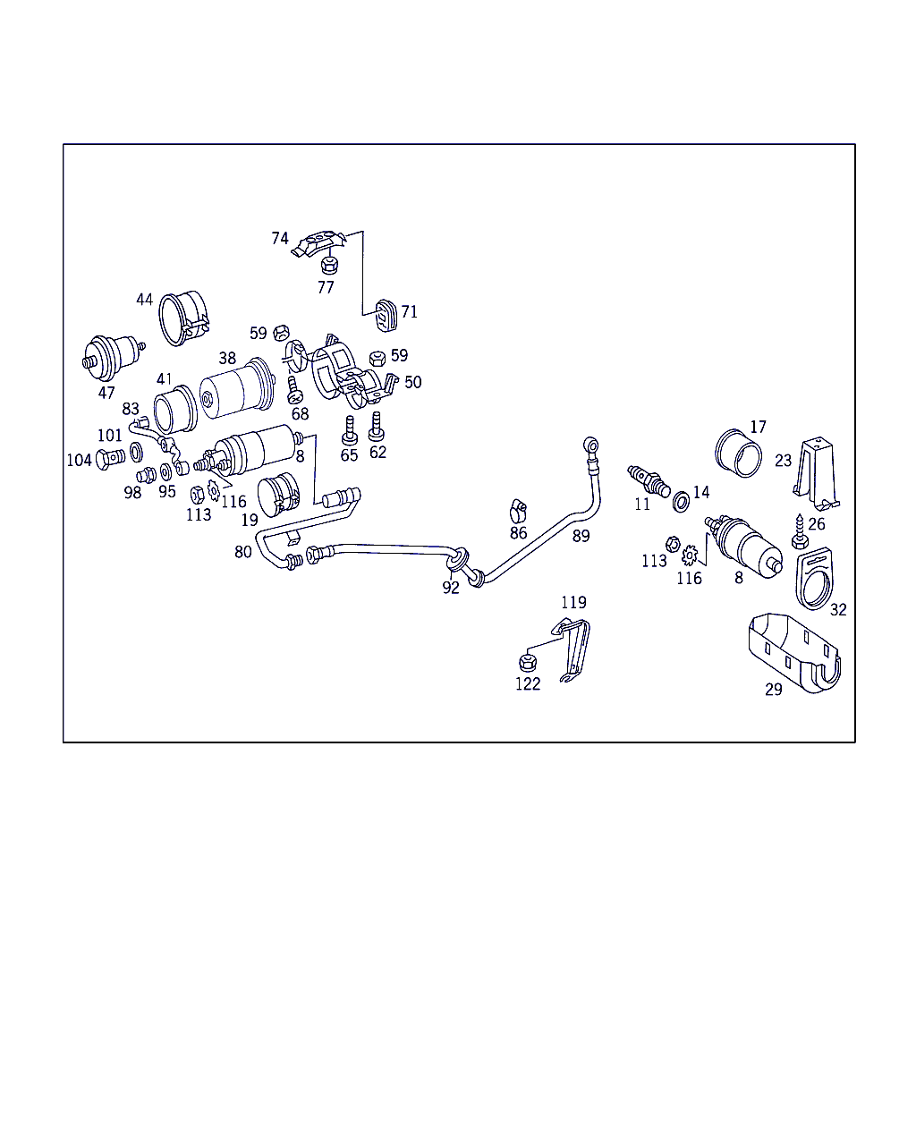 Mercedes-Benz A 002 477 06 01 - Filtru combustibil allinparts.ro