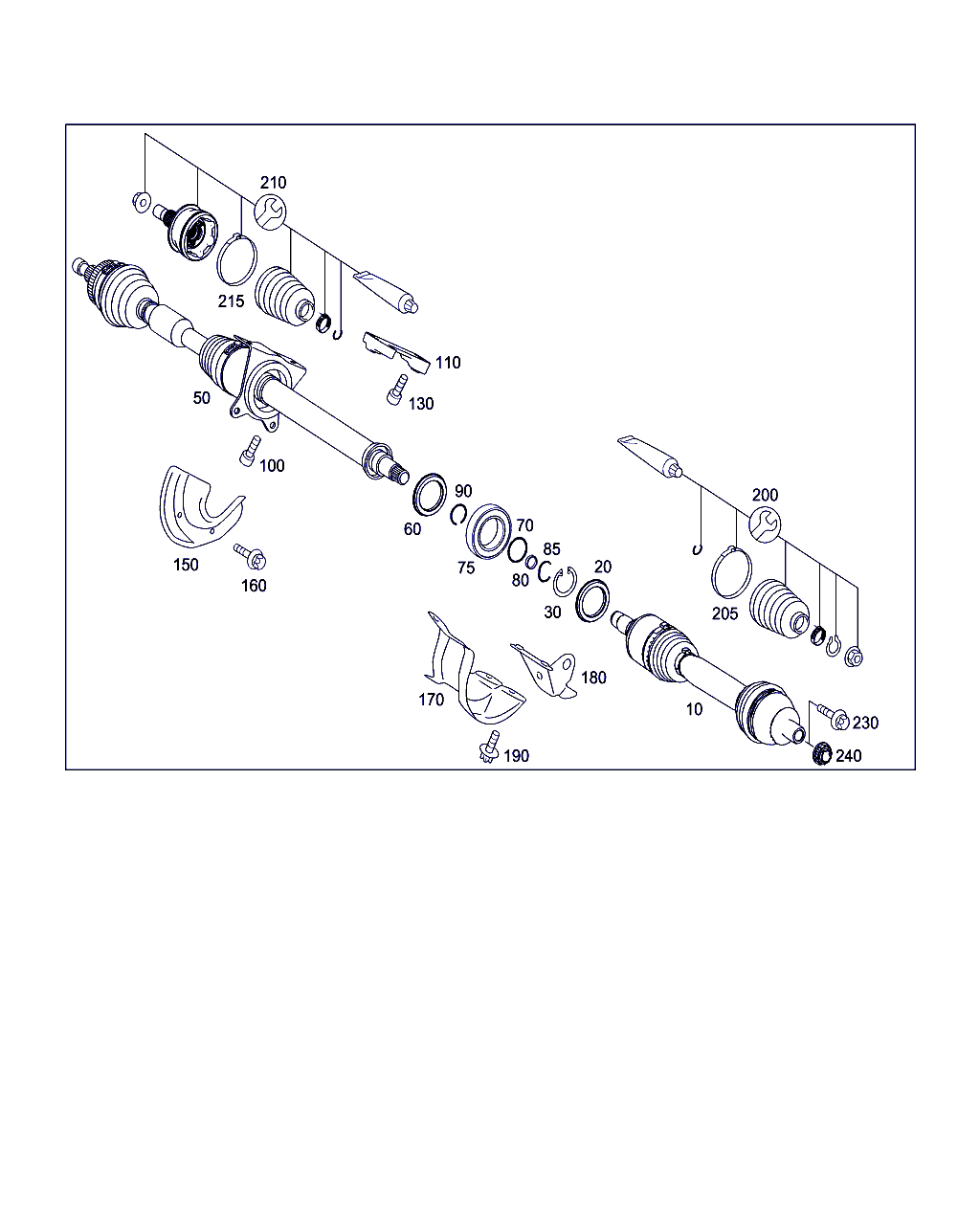 Mercedes-Benz A 169 360 03 68 - Burduf cauciuc, articulatie planetara allinparts.ro