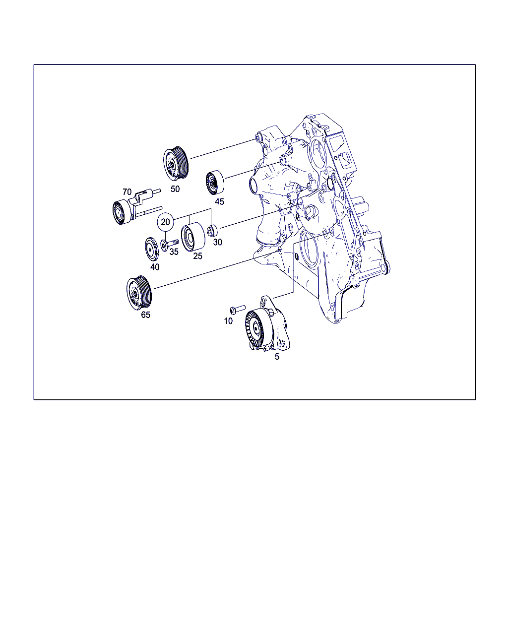 Mercedes-Benz A 137 202 01 19 - Rola ghidare / conducere, curea transmisie allinparts.ro
