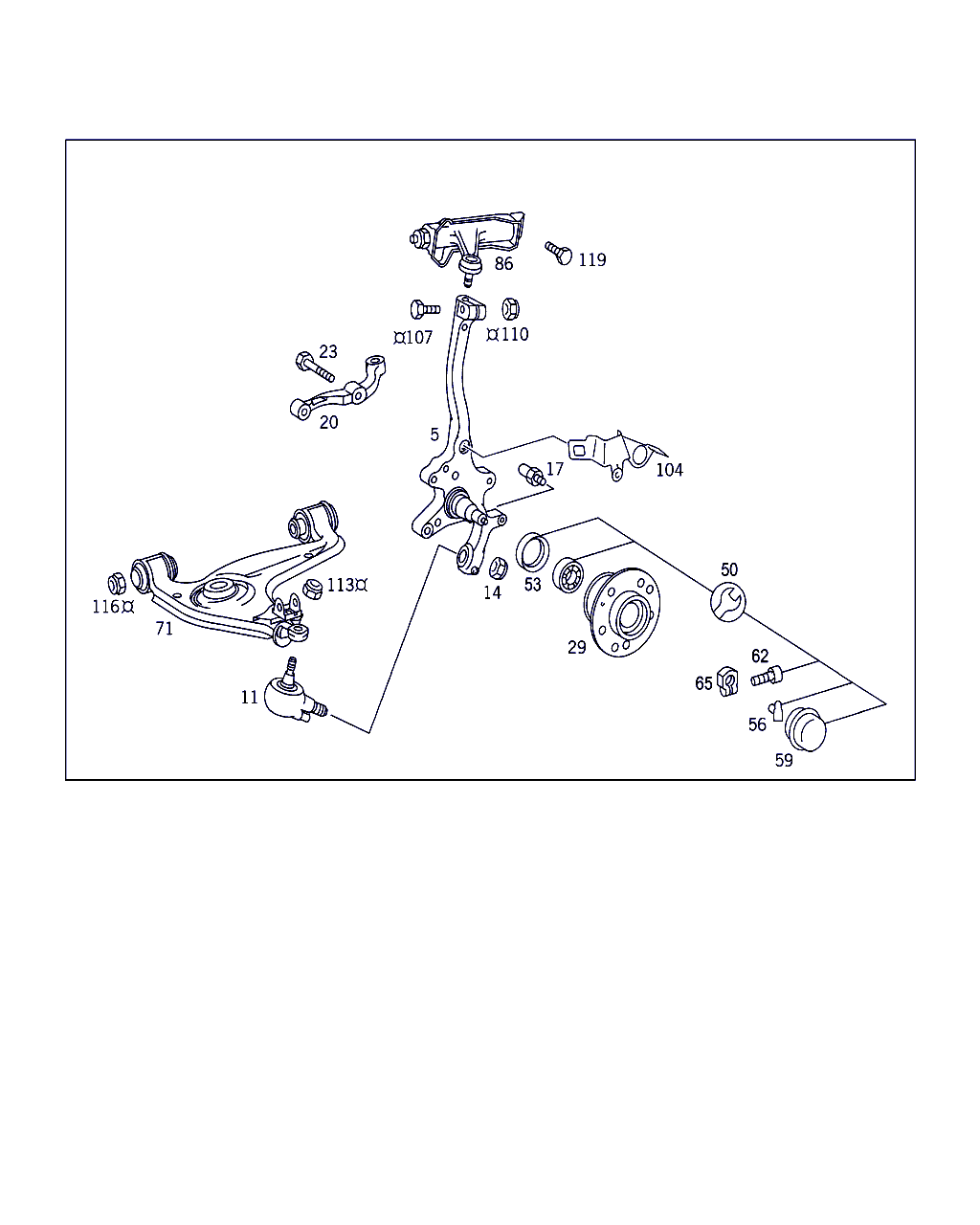 Mercedes-Benz A 201 334 01 25 - Set rulment roata allinparts.ro