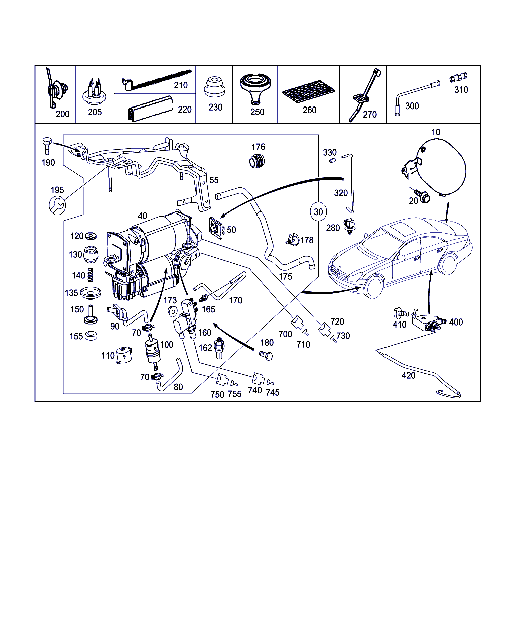 Mercedes-Benz A-211-320-09-53 - Furtun, alimentare aer allinparts.ro