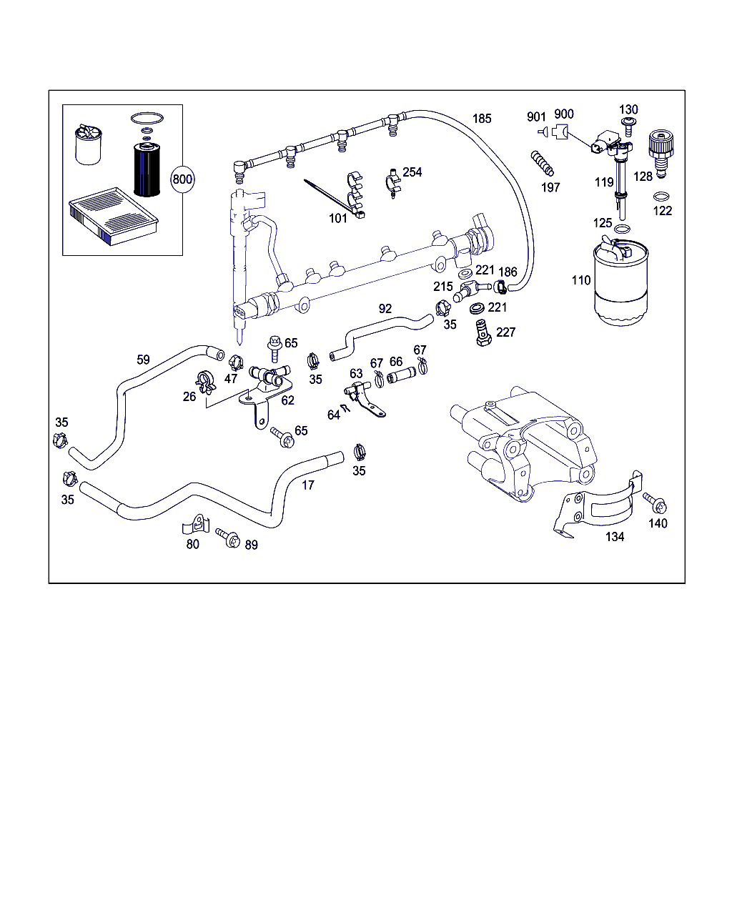 Mercedes-Benz A 646 090 02 52 - Filtru combustibil allinparts.ro
