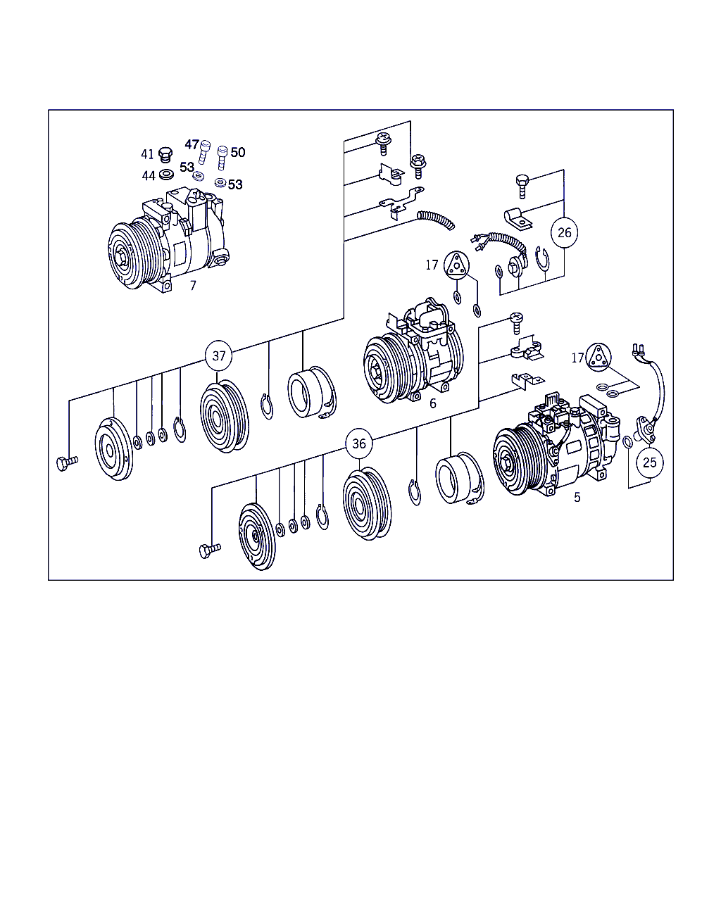 Mercedes-Benz A 000 230 11 11 - Compresor, climatizare allinparts.ro