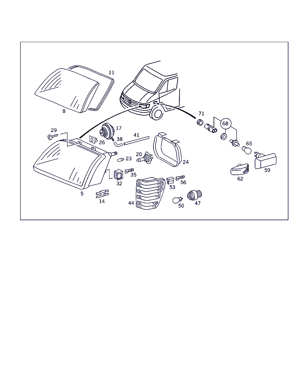 Smart A 001 544 91 94 - Bec, semnalizator allinparts.ro