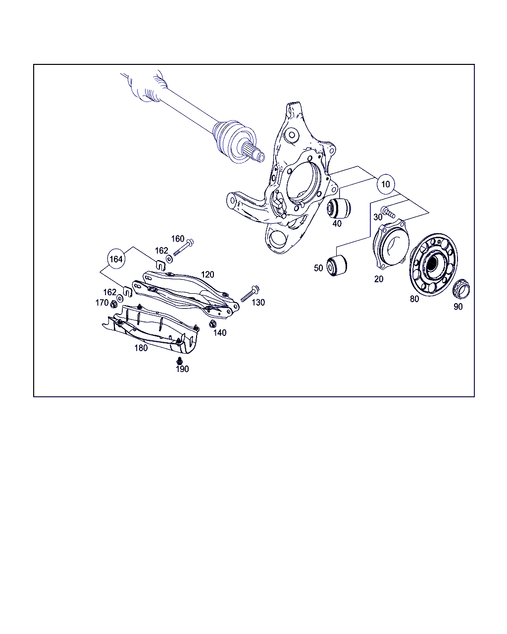 Mercedes-Benz A 211 356 00 00 - Butuc roata allinparts.ro