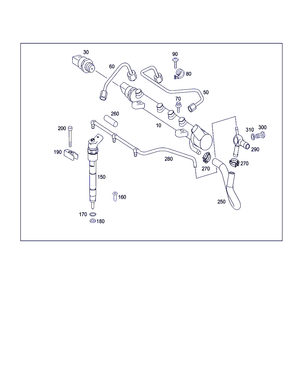 Mercedes-Benz A 642 016 00 38 - Mercedes-Benz A 642 016 00 38 - Suport injector allinparts.ro