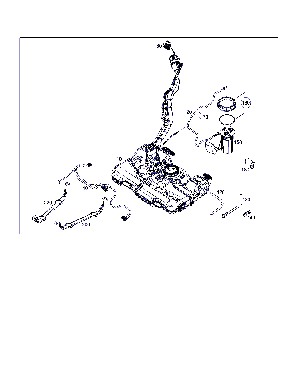 Mercedes-Benz A 453 470 04 00 - Filtru combustibil allinparts.ro