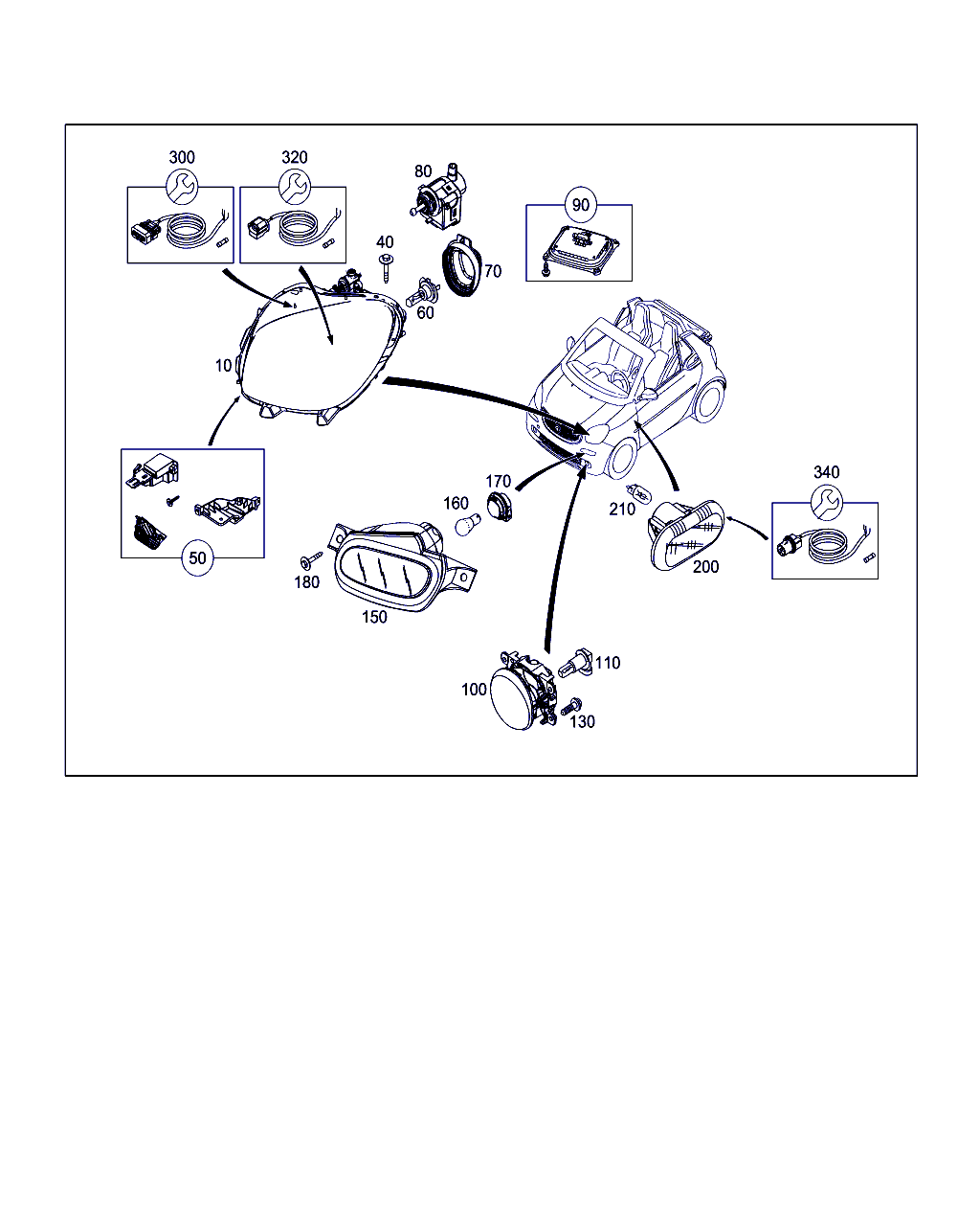 Smart A 453 906 38 00 - Semnalizator allinparts.ro