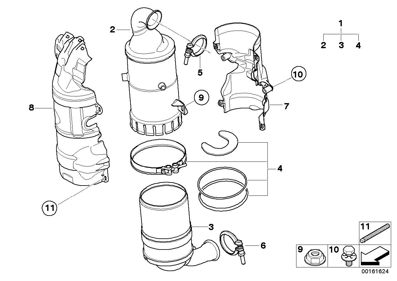 BMW 18 30 7 806 011 - Filtru funingine / particule, sist.de esapament allinparts.ro