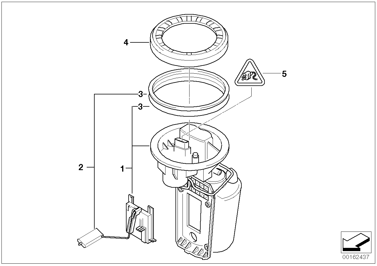 BMW 16 11 2 754 806 - Modul alimentare combustibil allinparts.ro
