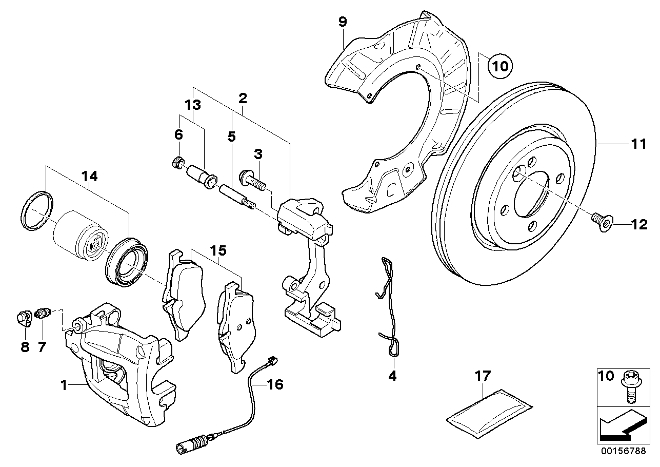 BMW 34111512711 - Etrier frana allinparts.ro