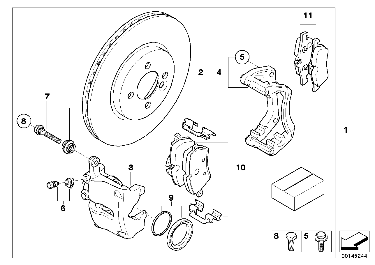 BMW 34116770191 - Etrier frana allinparts.ro