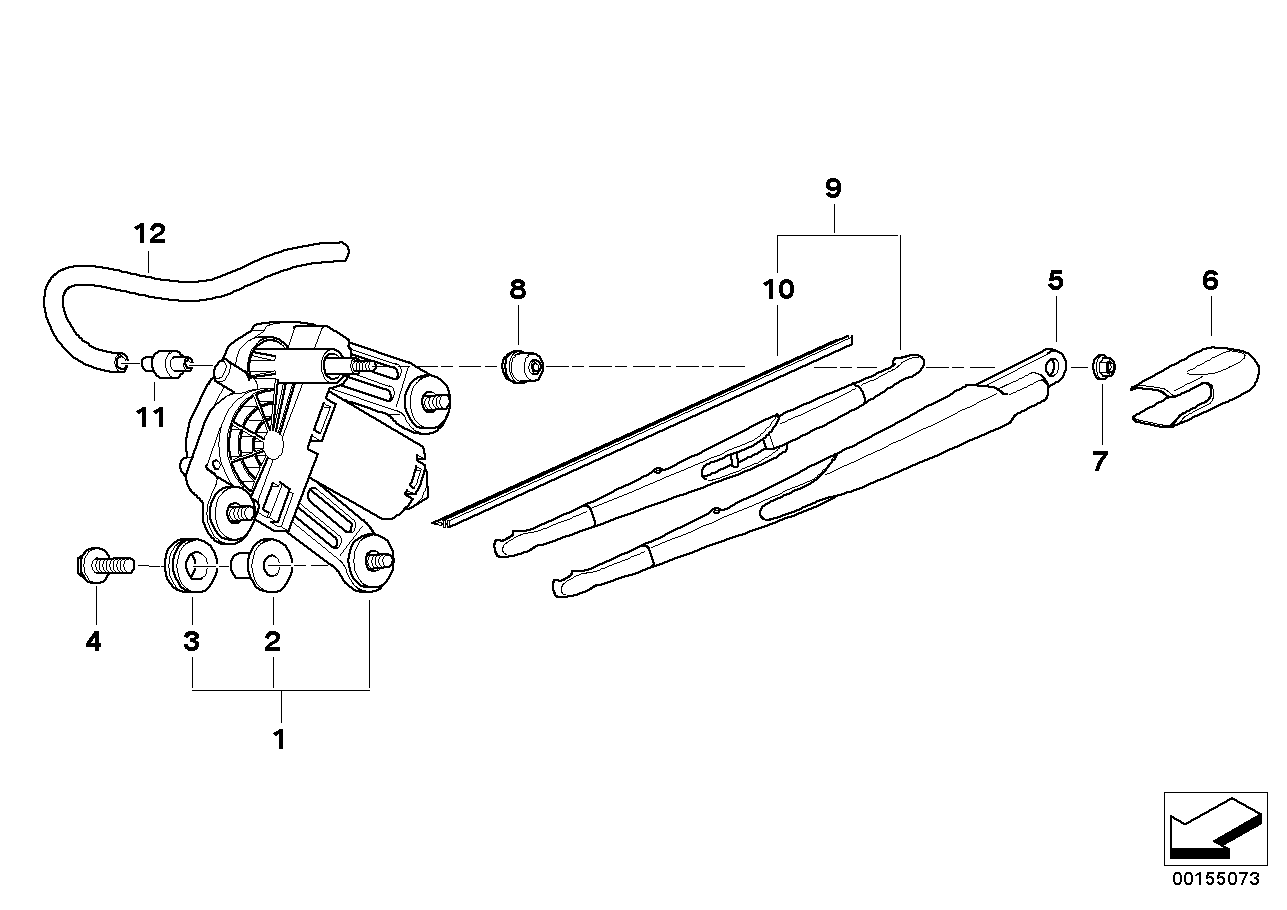 Mercedes-Benz 61627129280 - Lamela stergator allinparts.ro